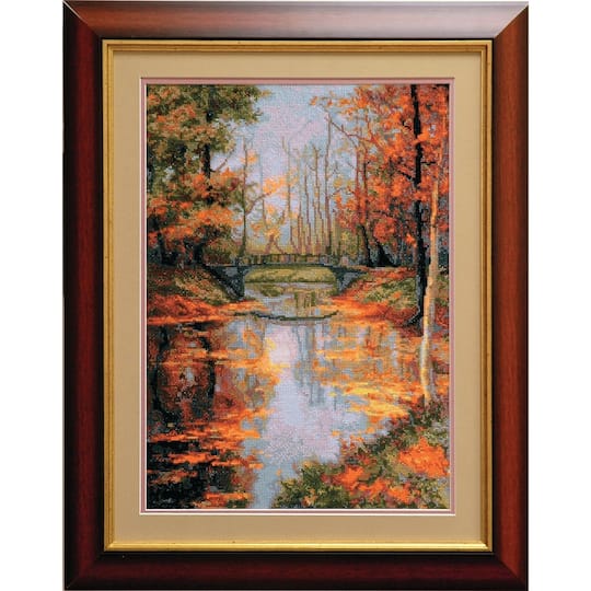 Charivna Mit Cross-stitch kit Gold autumn
